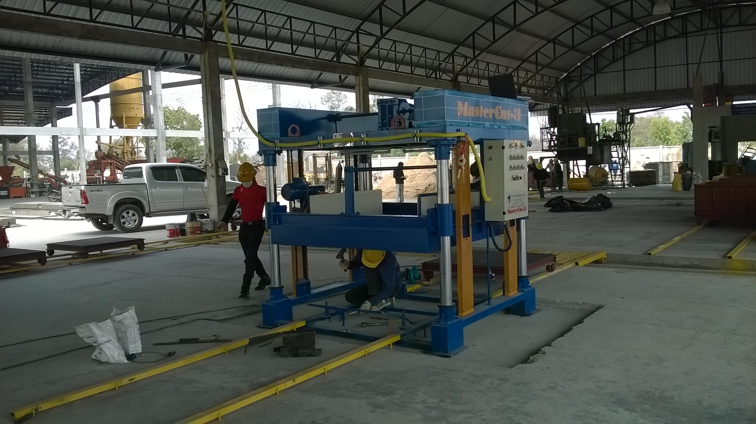 Setting up MasterCut 3 in Malaysia factory