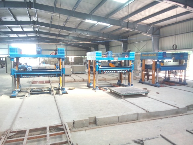 Nhà máy sản xuất bê tông nhẹ tại Ấn Độ