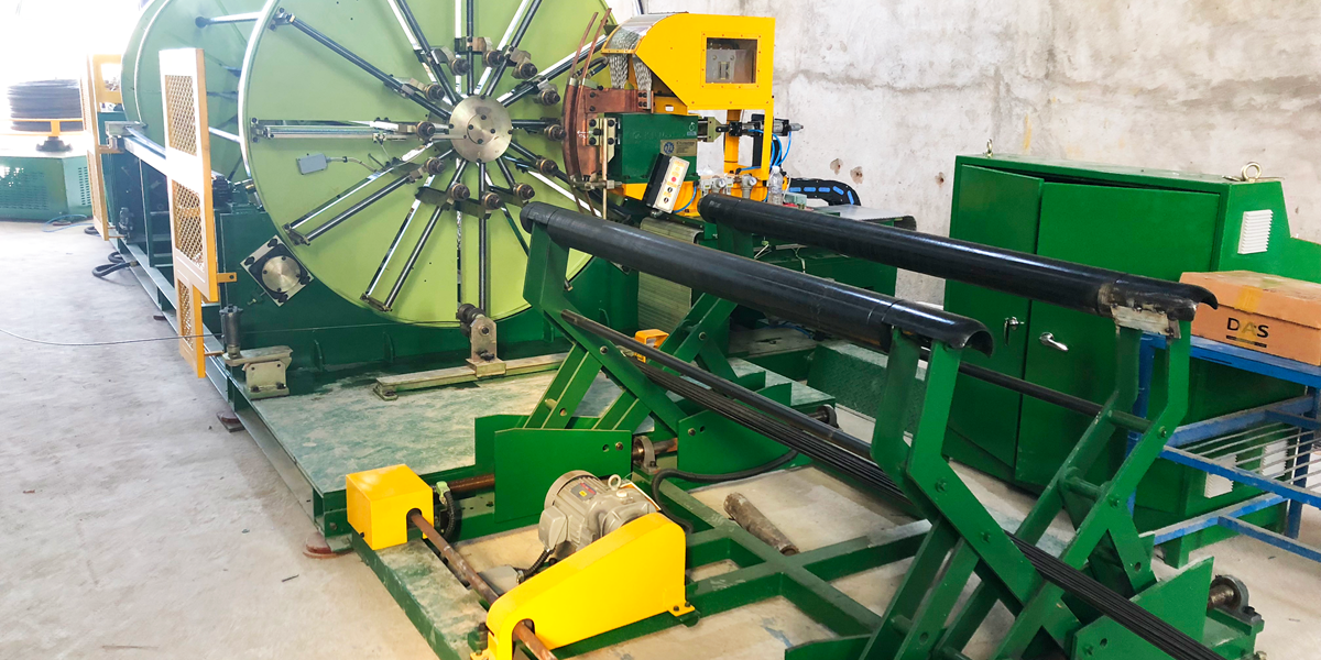 Máy hàn lồng ống cống do công ty Thăng Tiến cung cấp cho nhà máy bê tông Hùng Vương