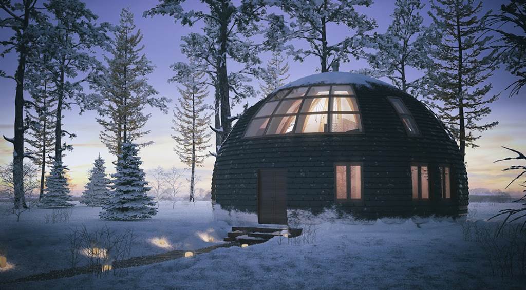 Nhà vòm bán cầu, nhà mái vòm đúc sẵn, nhà vòm lắp ghép 4